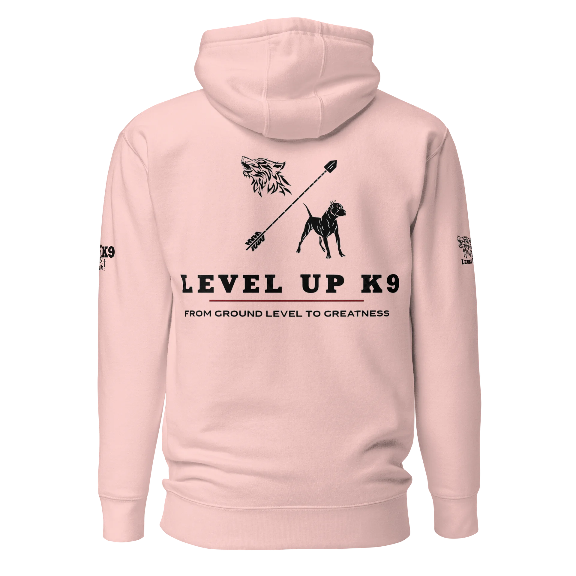 Level-UP K9 Standard Hoodie ( Pink ) product image (5)