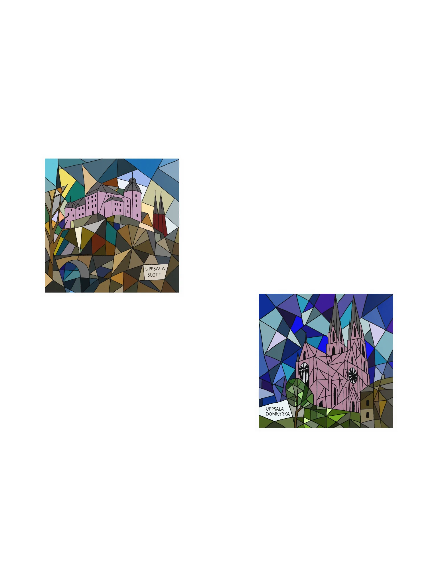 Dag’s Uppsala — Castle & Cathedral Art Print Set product image (1)