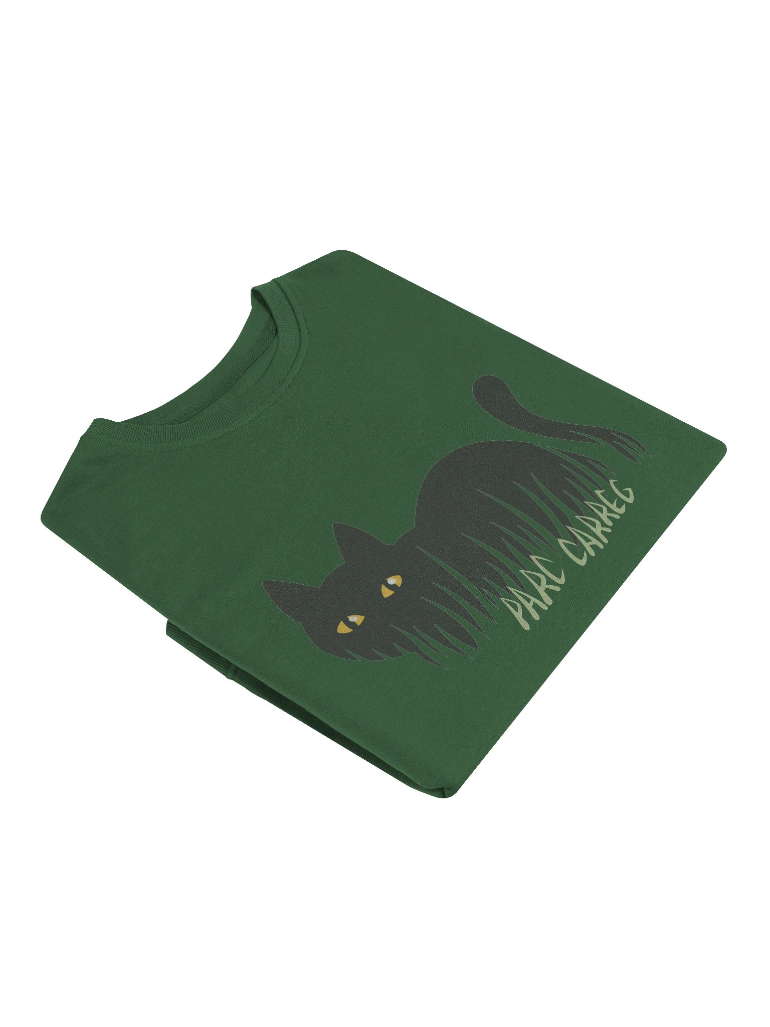 Shadow Cat Unisex Organic Sweatshirt by Parc Carreg product image (3)
