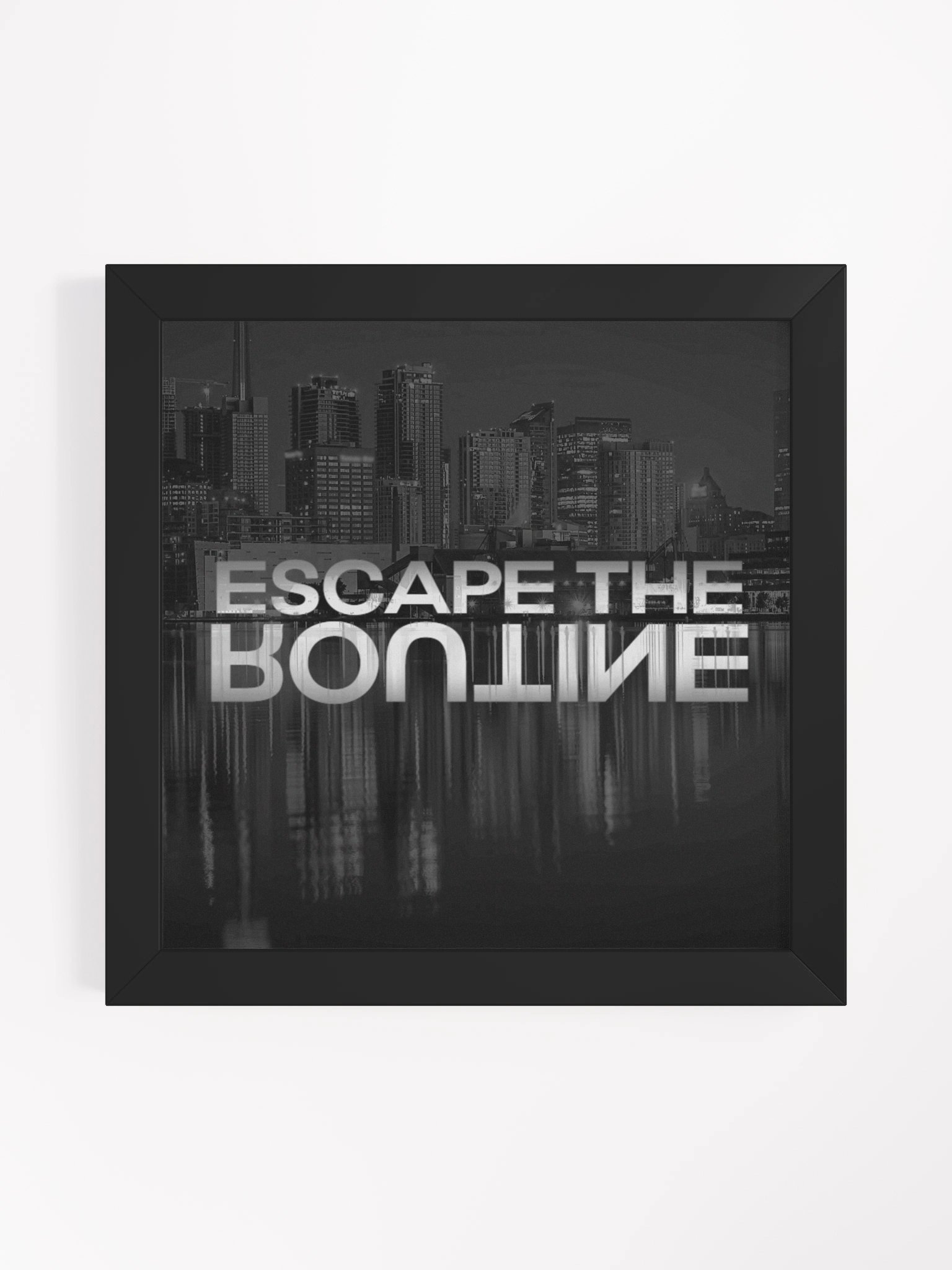 Cityscape Reflections Framed Poster product image (1)