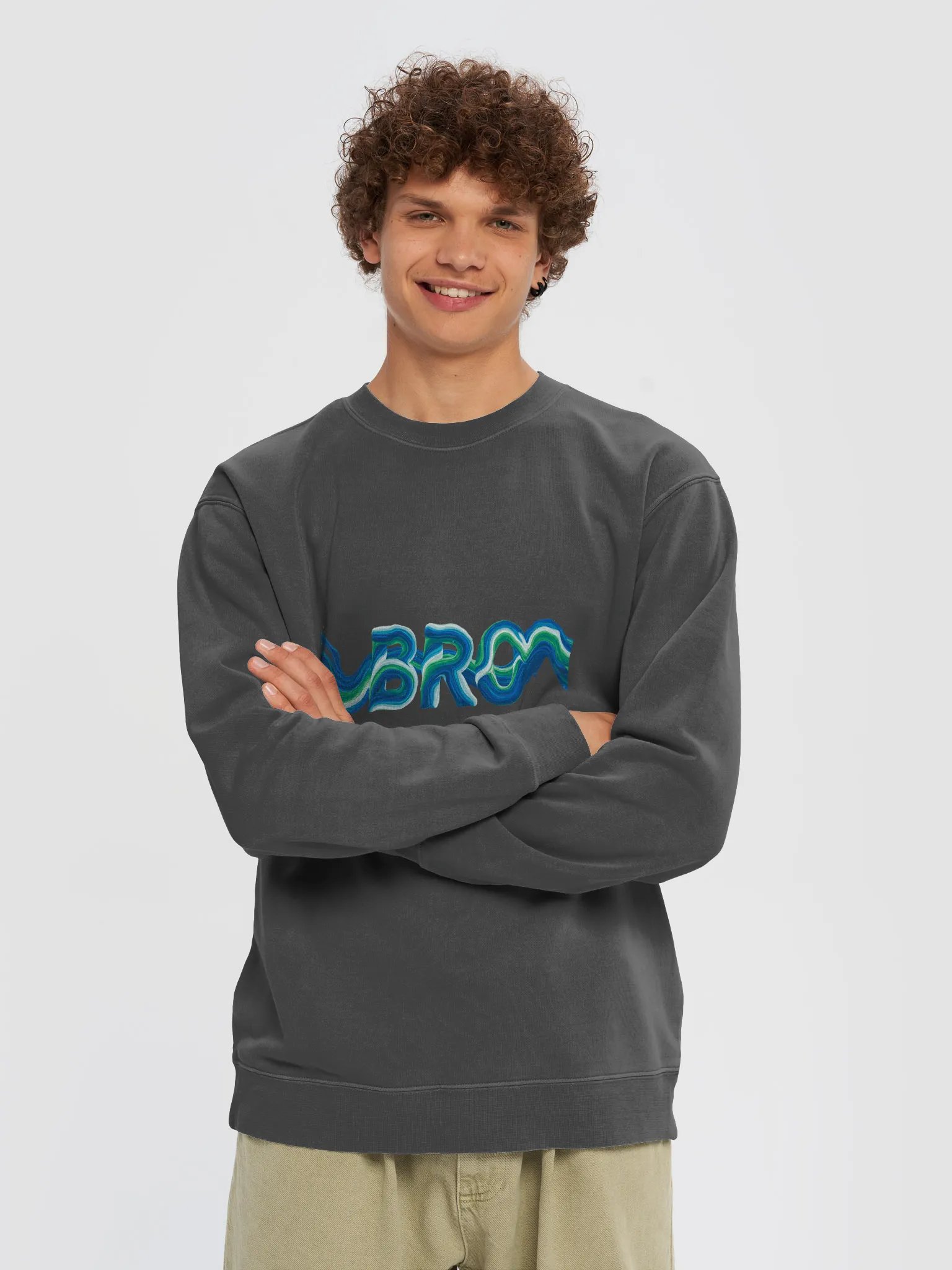 BRO Unisex Pigment Dyed Sweatshirt product image (38)