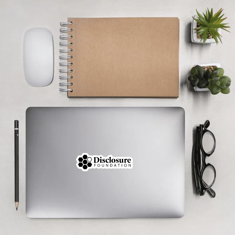 Minimal Black Die-Cut Sticker product image (1)