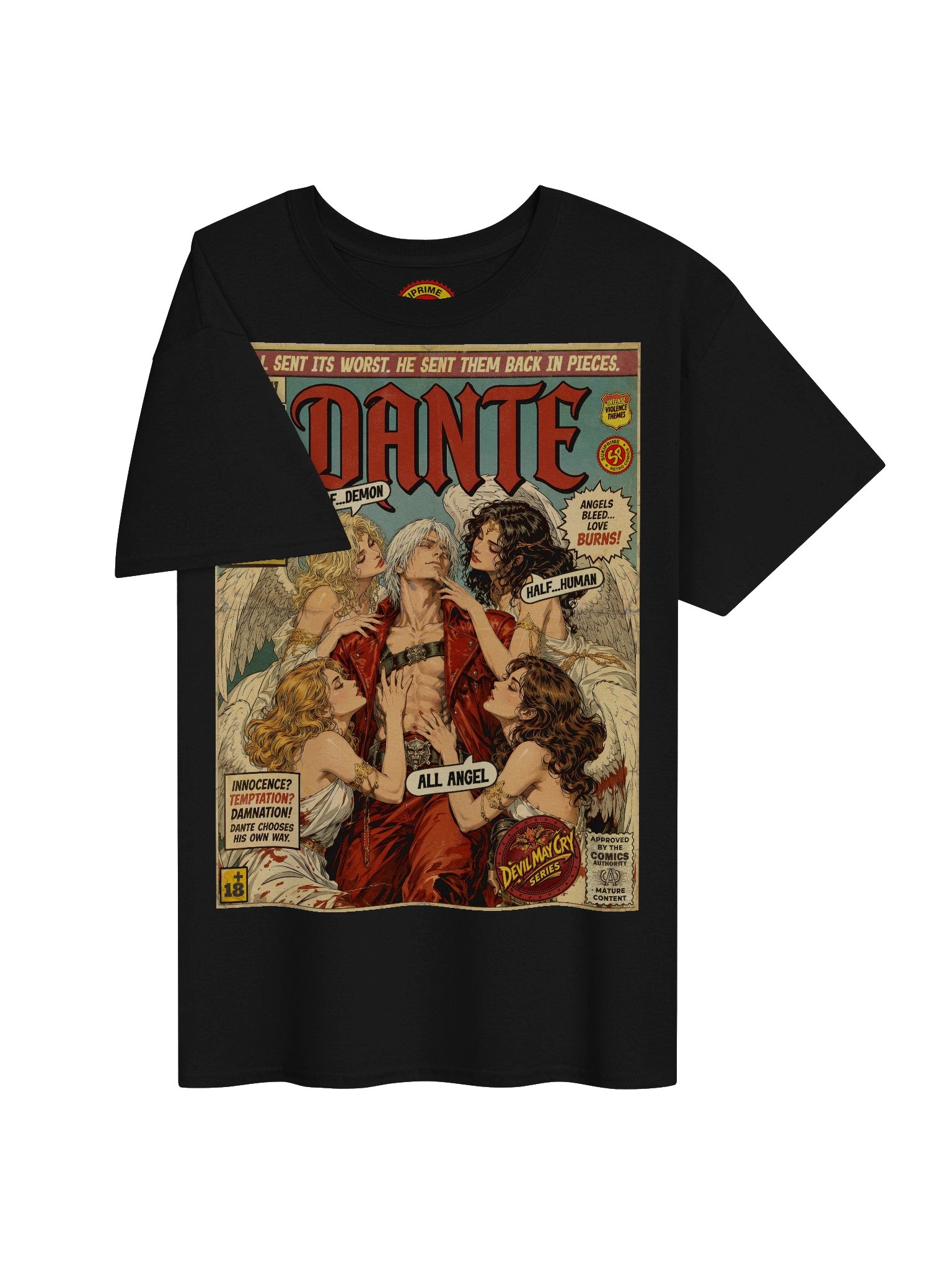 Dante Comic Art Gaming T-Shirt product image (3)