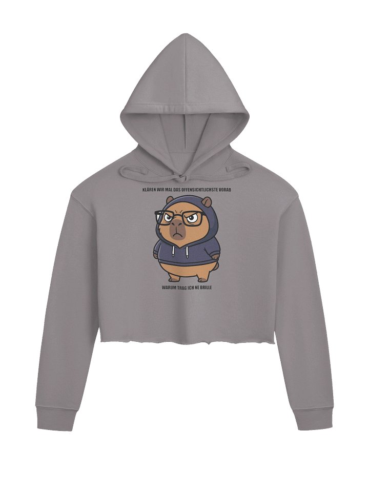 Bella+Canvas Women's Fleece Crop Hoodie product image (1)