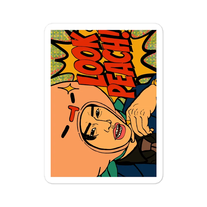 "Lookpeach" - Me & Thee Decal product image (1)
