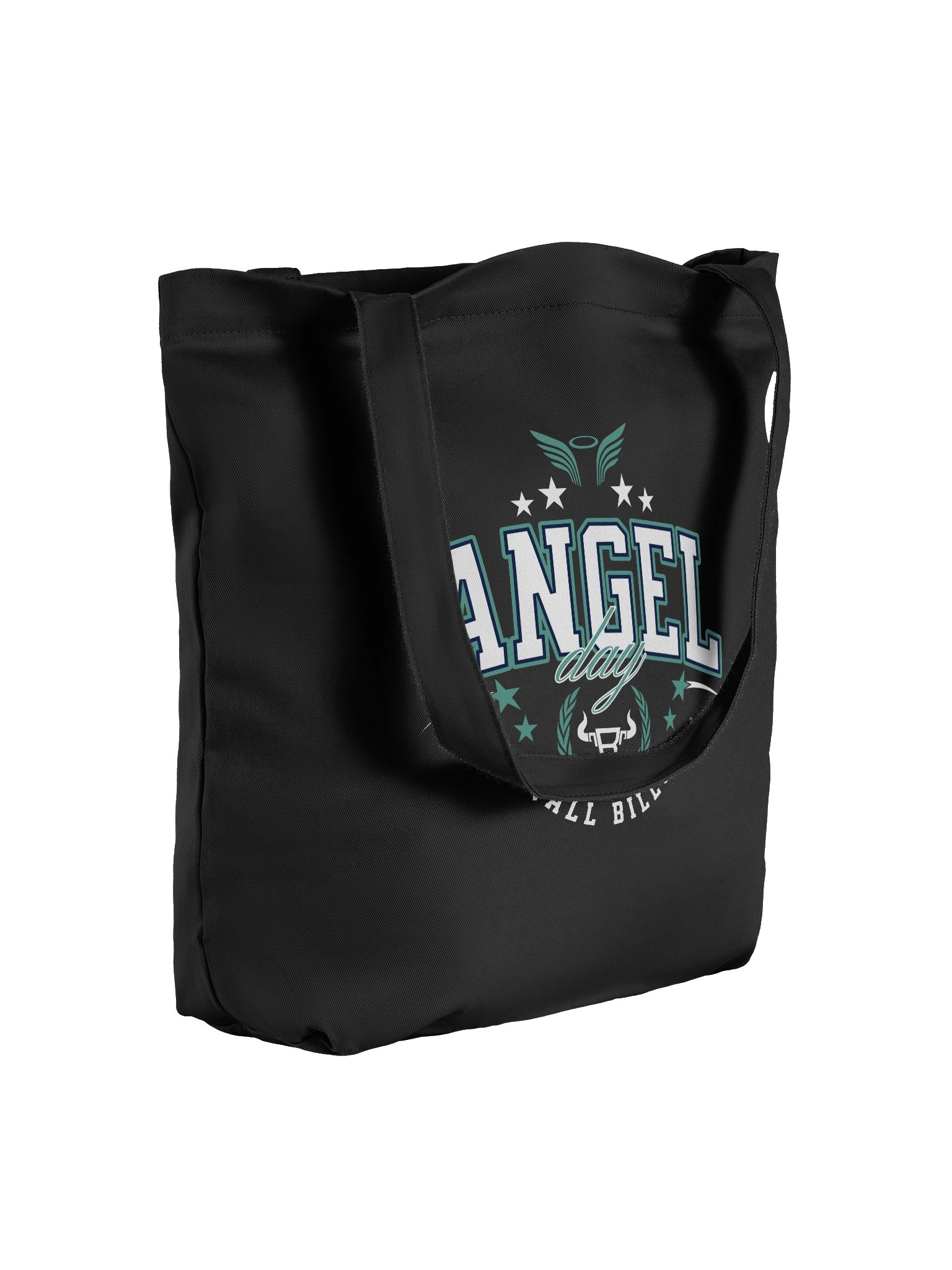 Eco- Black ANGEL Day Collection_EQALL® ft. Billog Campaign_Totebag Turqoise product image (3)