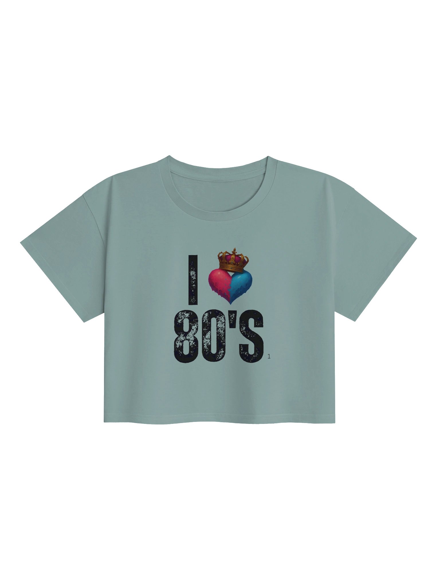 I Love 80s Crop Top product image (5)