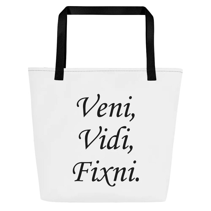 "I came, I saw, I crafted" - Trappers Lodge Shopping Tote product image (1)