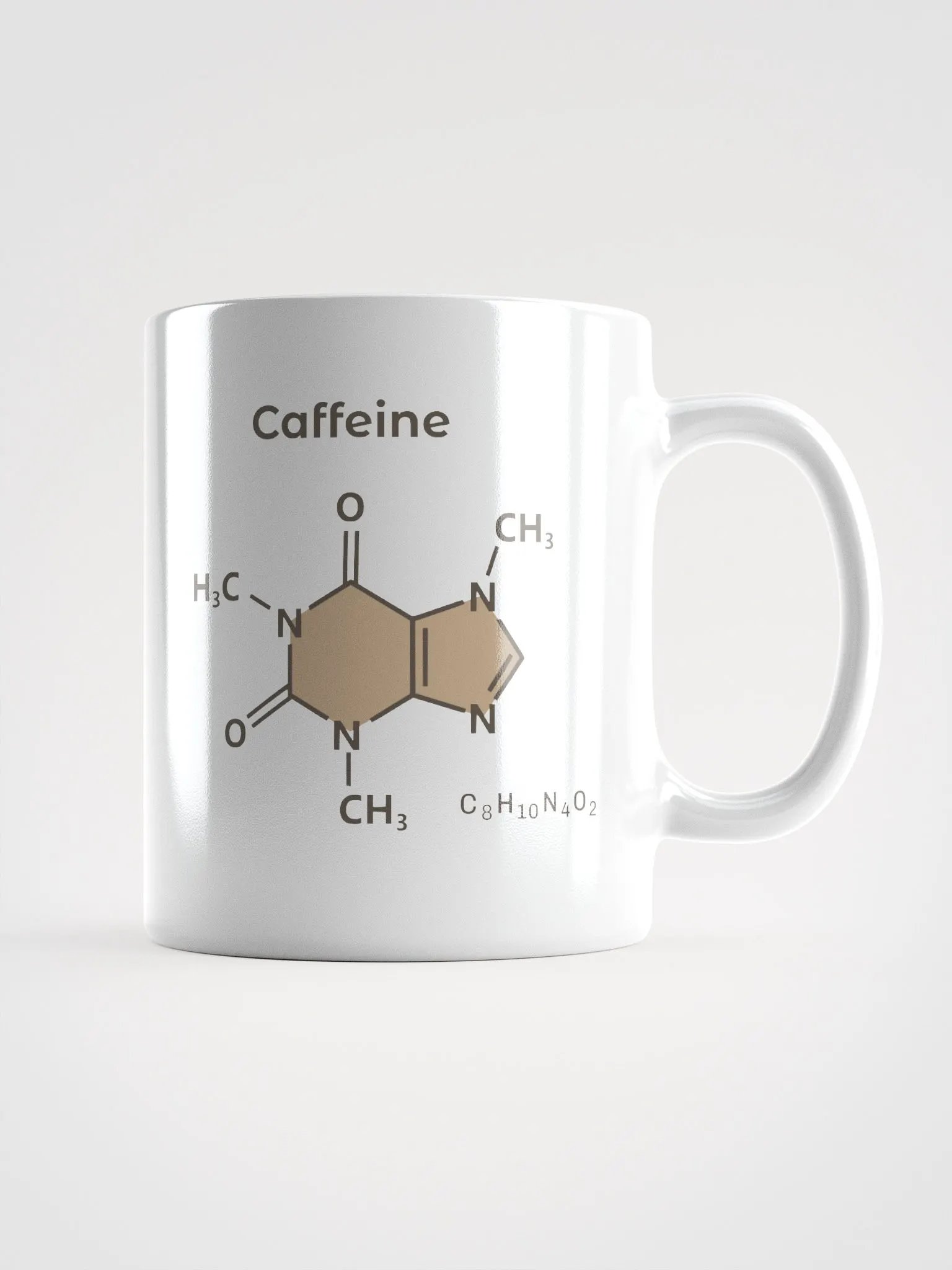 Caffeine Chemical Structure - Ceramic Mug product image (1)