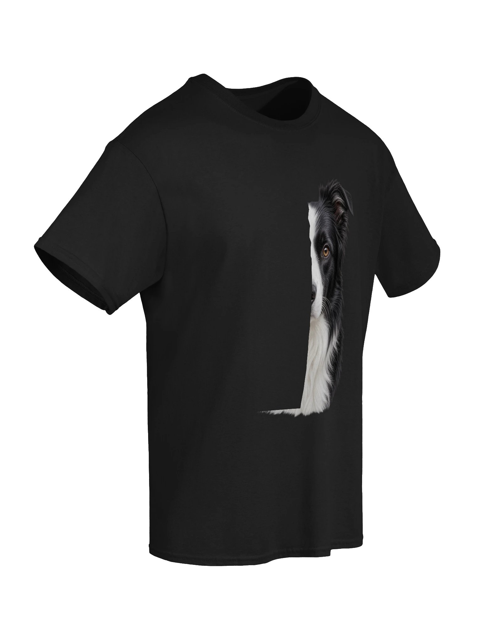Dog - Border Collie (Face) — Unisex Gildan Heavyweight 100% Cotton T-Shirt product image (61)