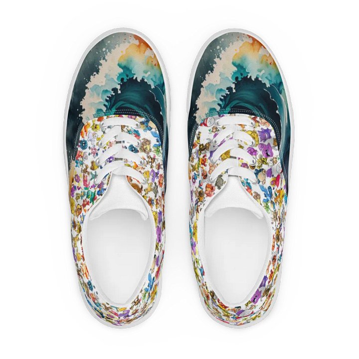 Whimsical Creature Carnival Canvas Shoes product image (2)