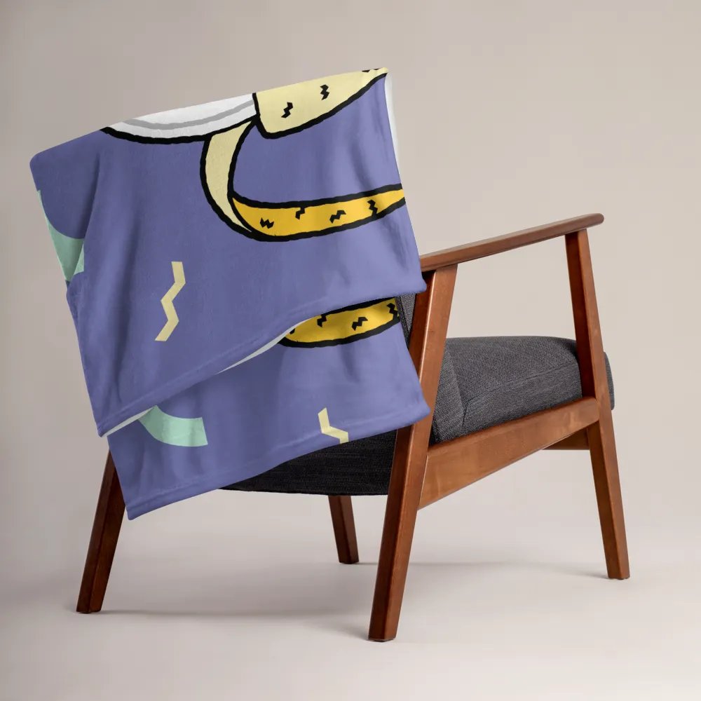 Throw Blanket 💜 I will focus my energy on what's good for me (127 × 153 cm) product image (3)