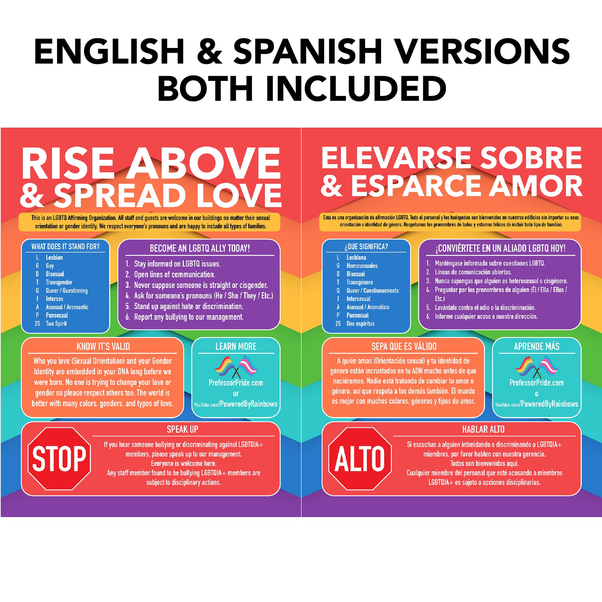 Rise Above Bullying Posters (for Organizations) product image (2)