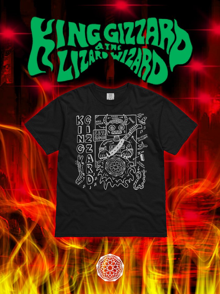 KING GIZZARD AND THE LIZARD WIZARD HAN-TYUMI T-SHIRT (BLACK) product image (1)