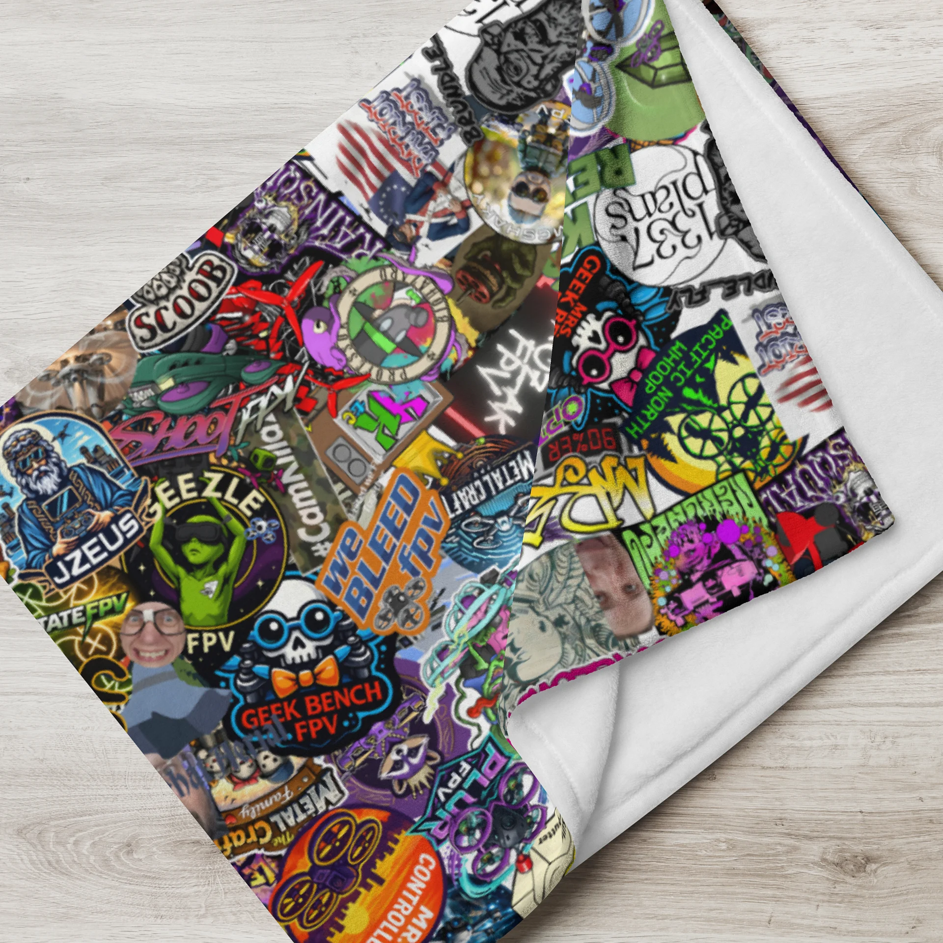 2026 Sticker Bomb Blanket product image (3)