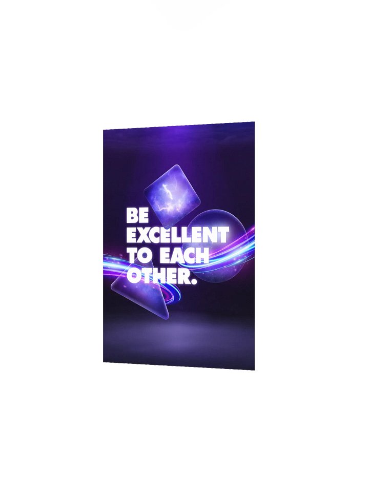 Zamn's Be Excellent Poster: Print Only product image (2)