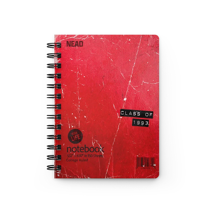 NIGHT TERROR: "90s" Themed Spiral Bound Journal product image (1)