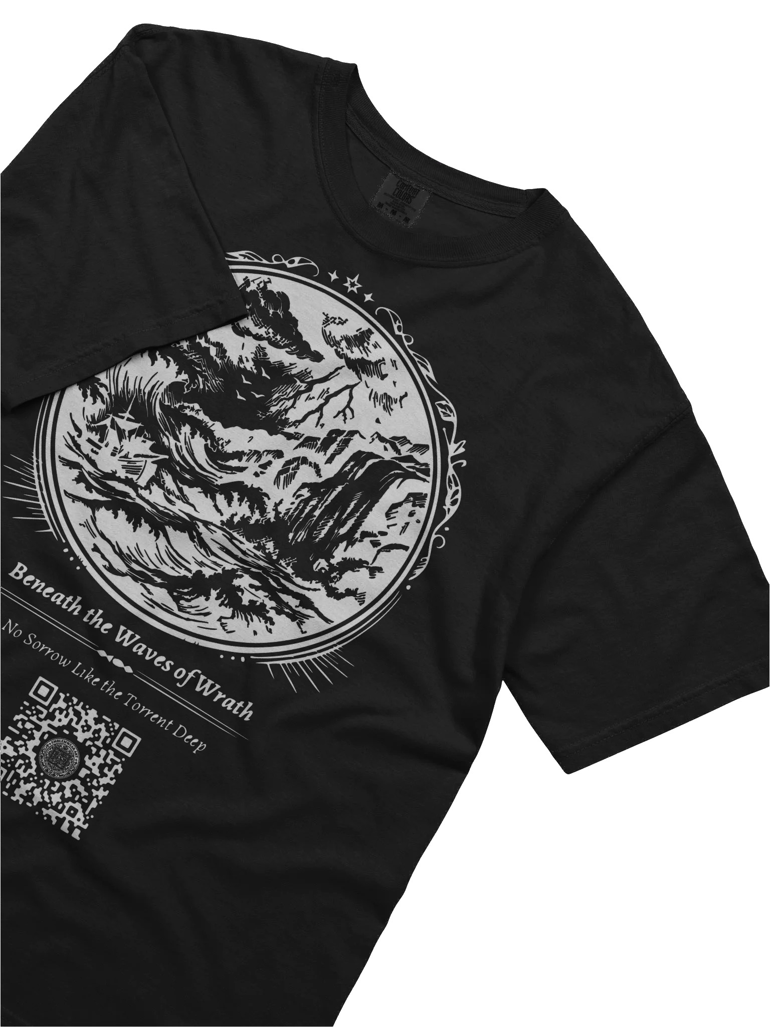 Waves of Wrath (White on Black/Color) product image (5)
