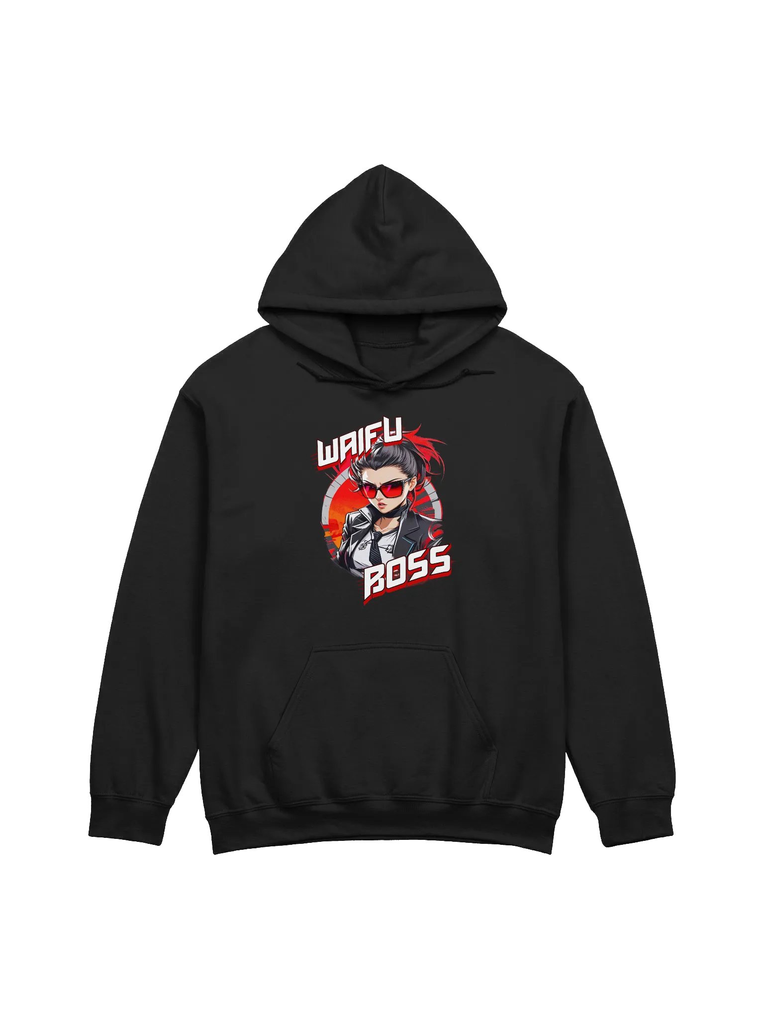 Waifu Boss v1 - Gildan Classic Hoodie - Gildan 18500 product image (4)