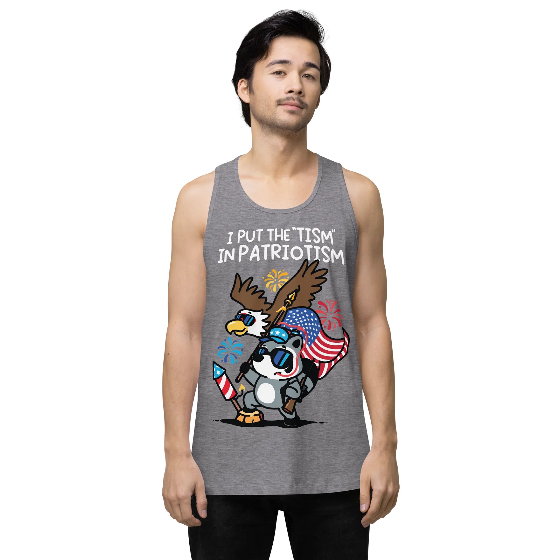 'Tism in Patriotism Men's Tank Top product image (1)