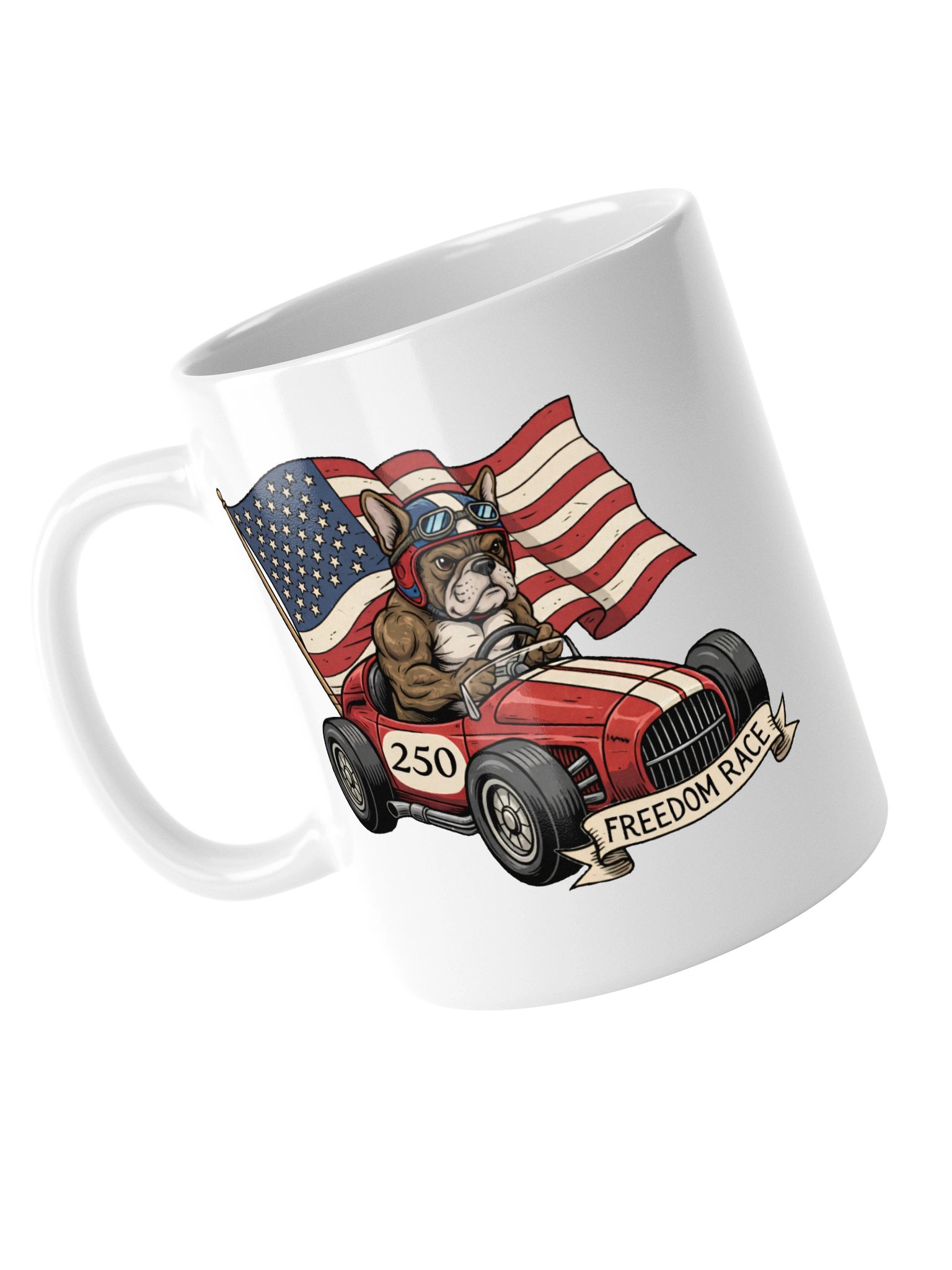 Freedom Race Bulldog Mug product image (9)