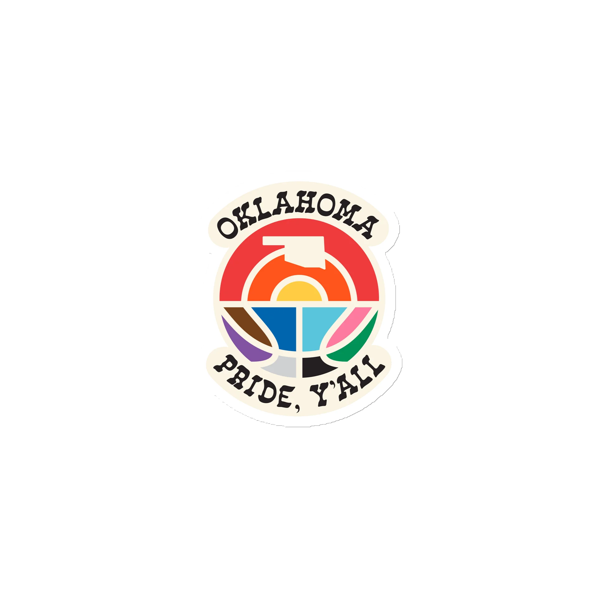 Oklahoma Love and Basketball Pride Magnet product image (1)