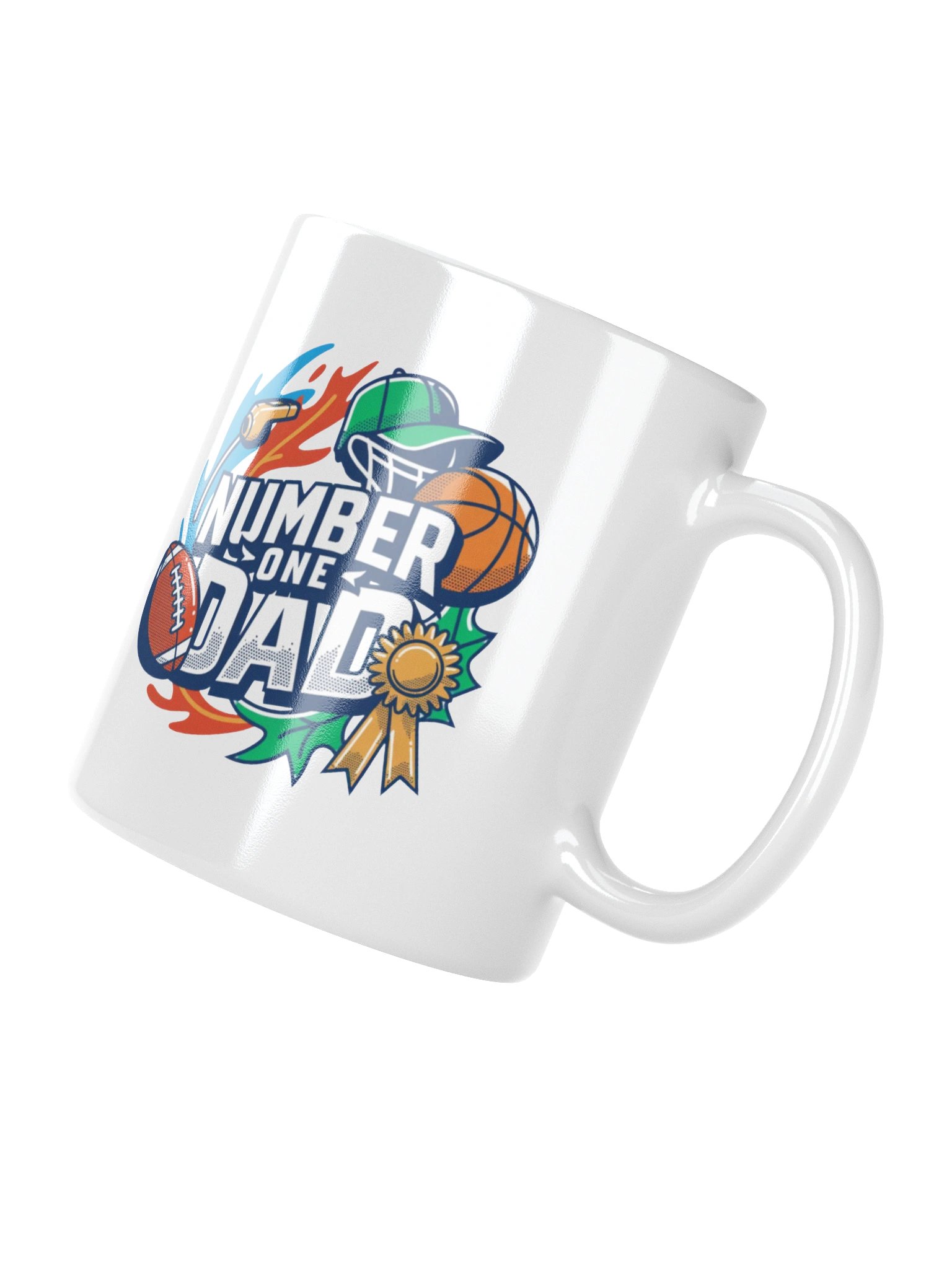 Number One Dad Father’s Day Coffee Mug product image (10)