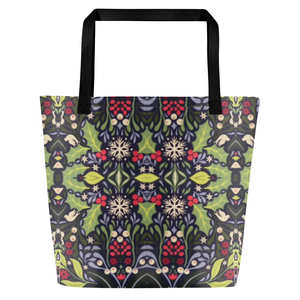 Custom All-Over Print Large Tote Bag with Pocket product image (4)