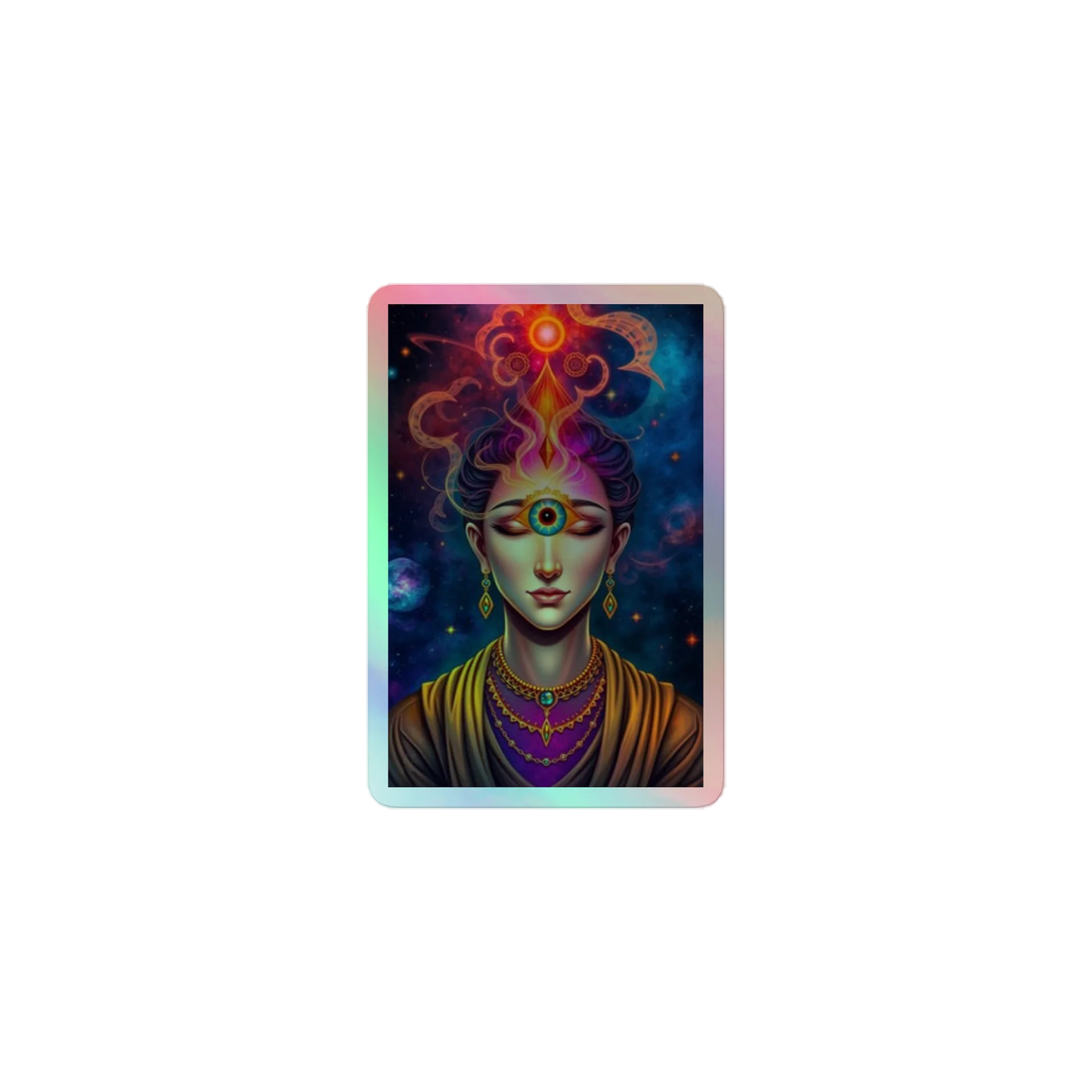 Mystic Third Eye Holographic Sticker Set product image (1)