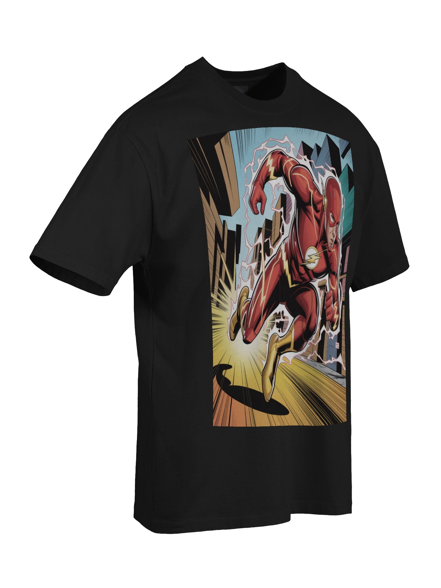 Eclipse Dash: The Flash Faded Phantom Oversized T-Shirt product image (8)