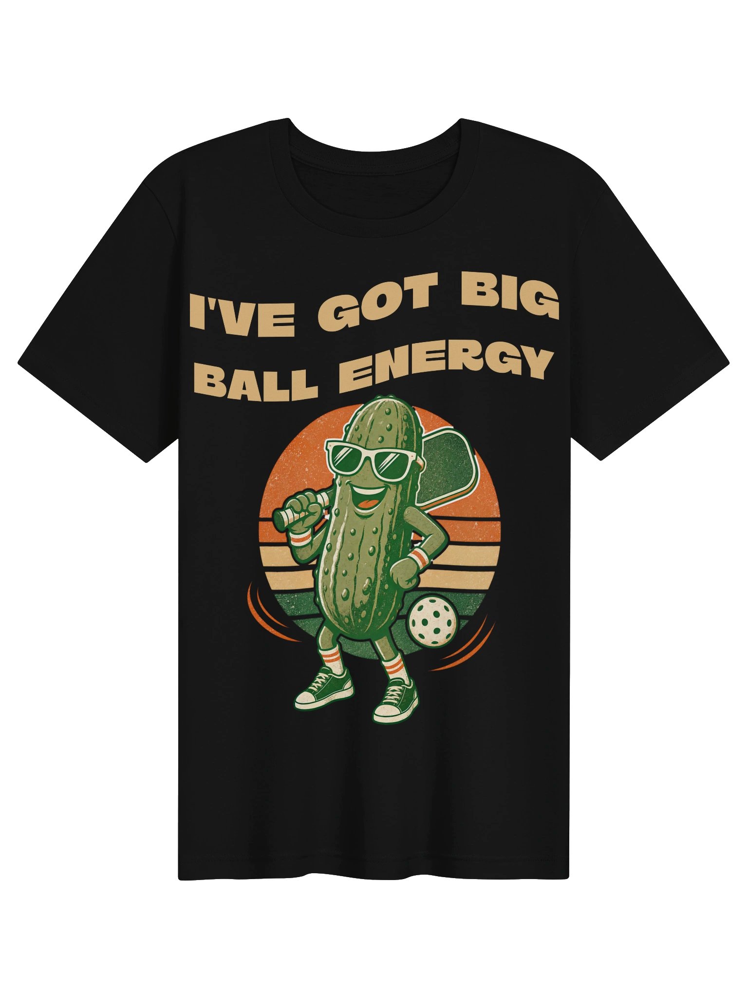 Ive Got Big Ball Energy Pickleball T Shirt Funny Player Gift product image (2)