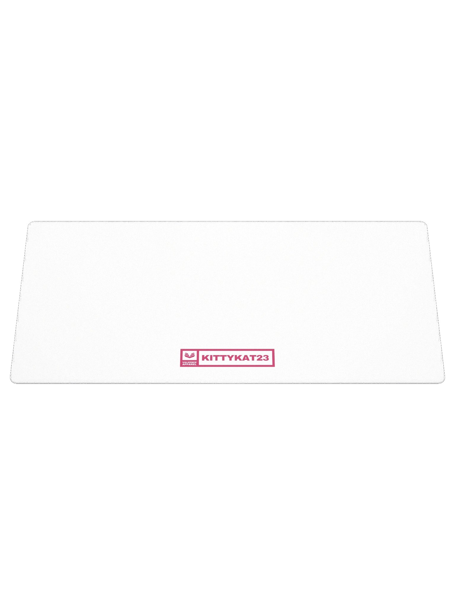 Kittykat23 Extended Gaming Mouse Pad - White product image (1)