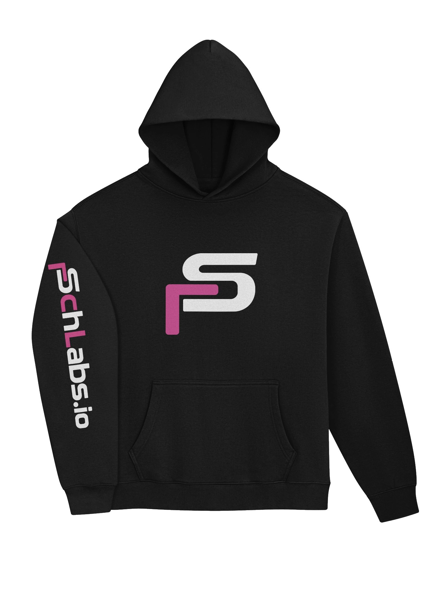 SchLabs Signature Hoodie — Pink & White product image (3)