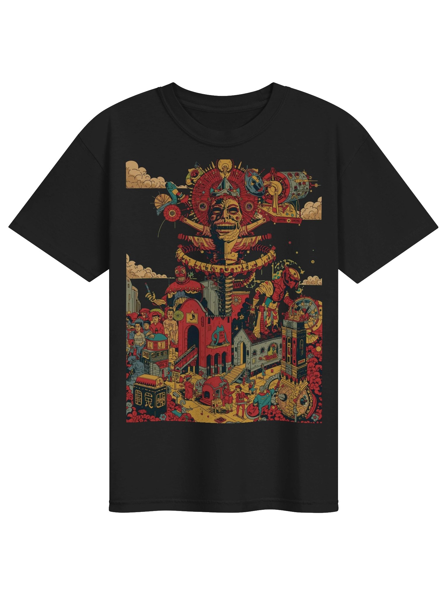 Mechanical Dreams Unleashed Heavyweight T-Shirt product image (1)