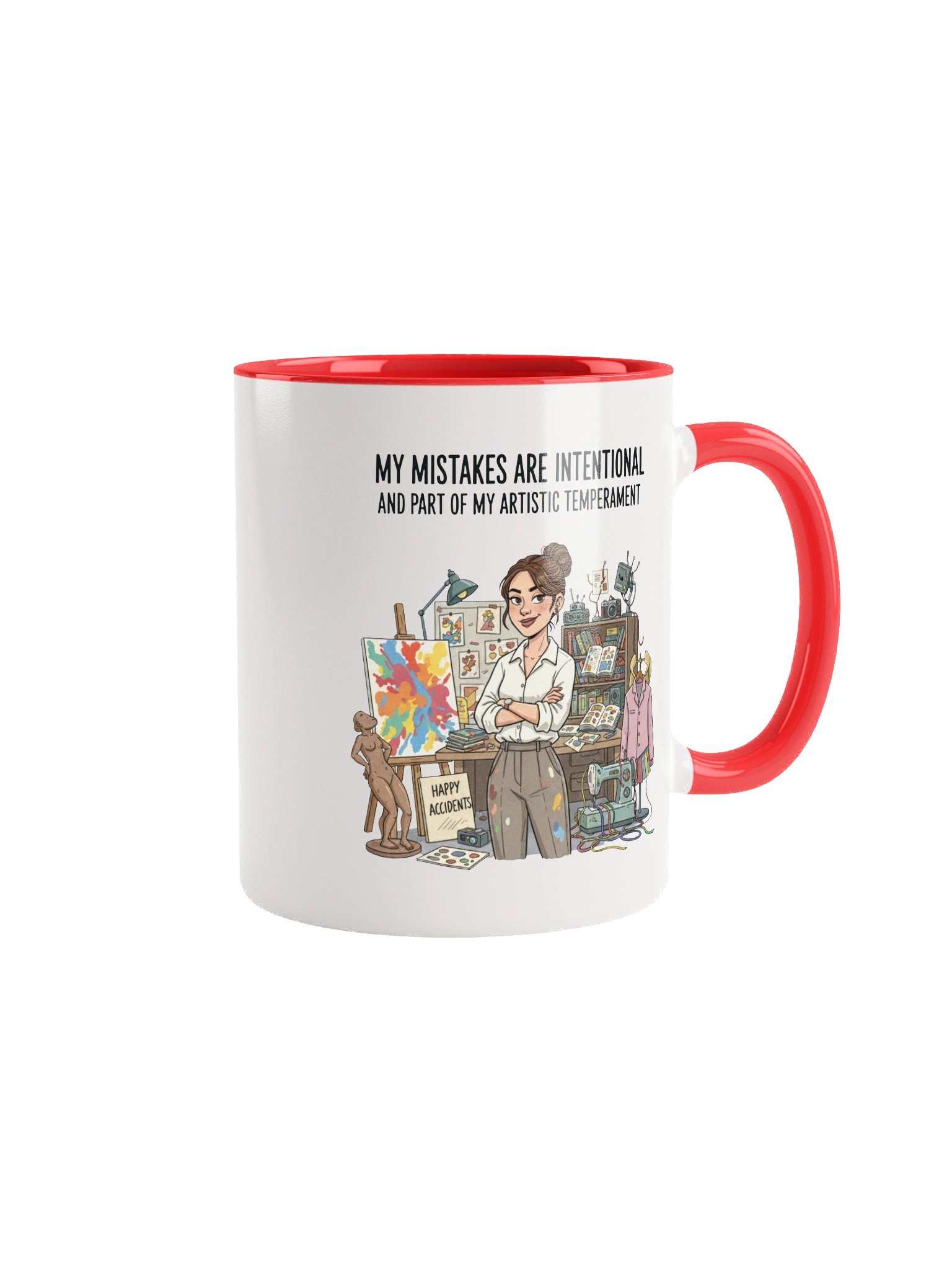 “My Mistakes are Intentional and Part of my Artistic Temperament” – Mug product image (4)