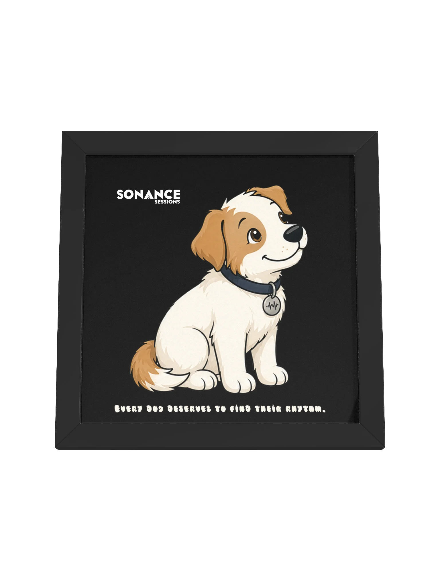 Sonance Dog Framed Matte Poster (Look Up) product image (4)