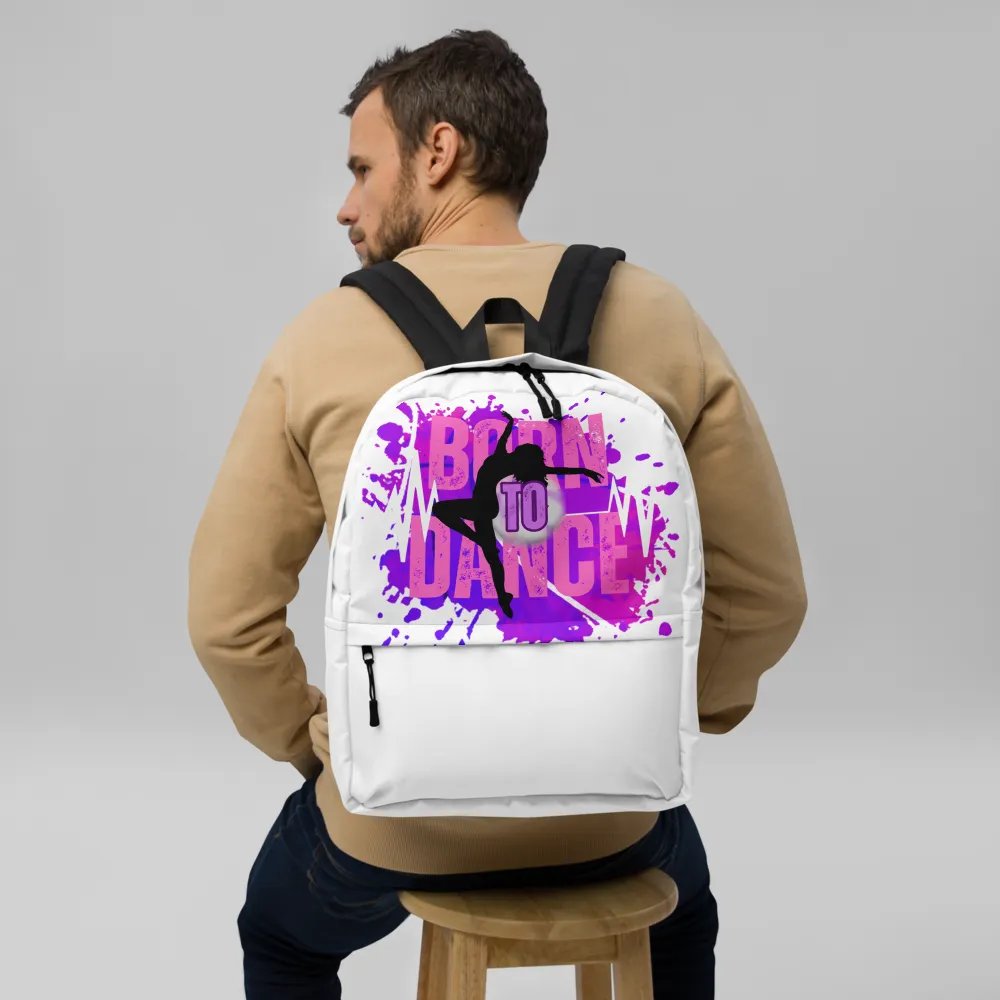 Born to Dance Her Silhouette Full Print Backpack product image (9)