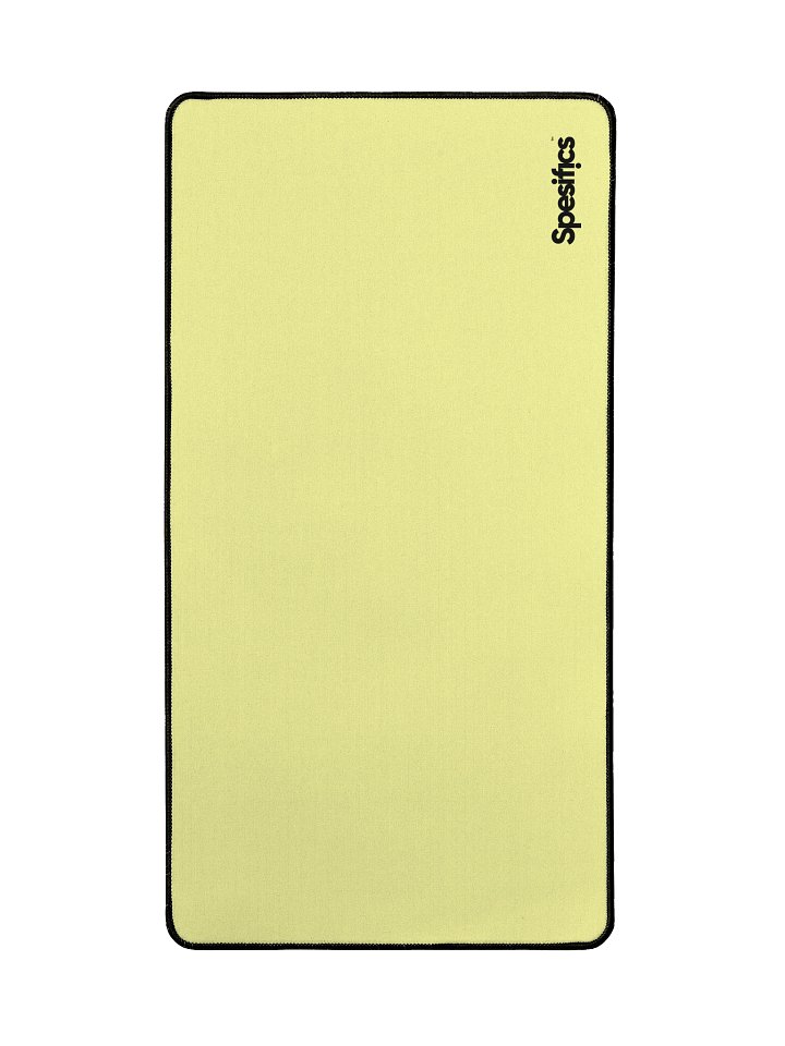 Spesifics Logo Desk Mat - Pastel Yellow product image (2)