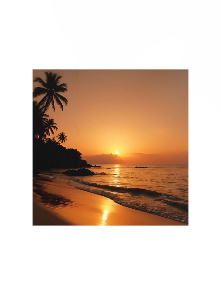 Tropical Sunset Serenity Poster product image (3)