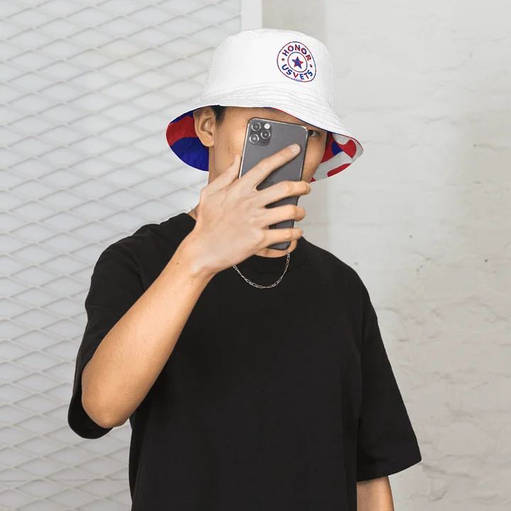 HONORUSVETS - AMERICANA REVERSIBLE BUCKET HAT product image (1)
