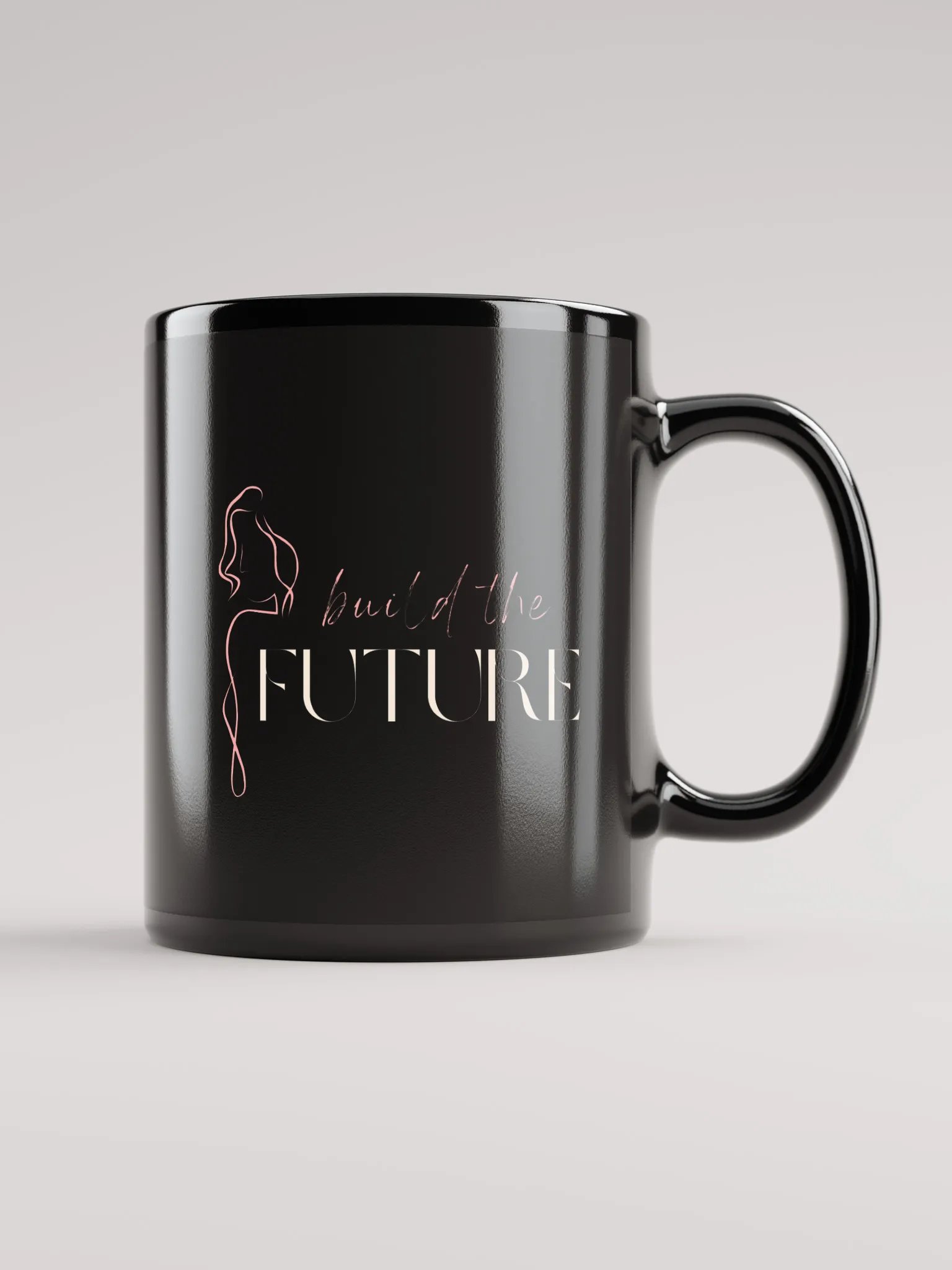Black Glossy Mug GMFB0118 product image (1)