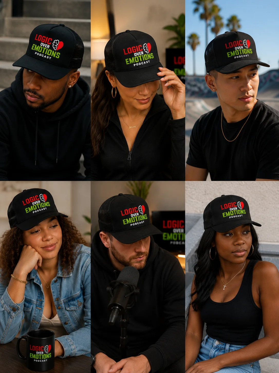 Logic Over Emotions SnapBack product image (2)