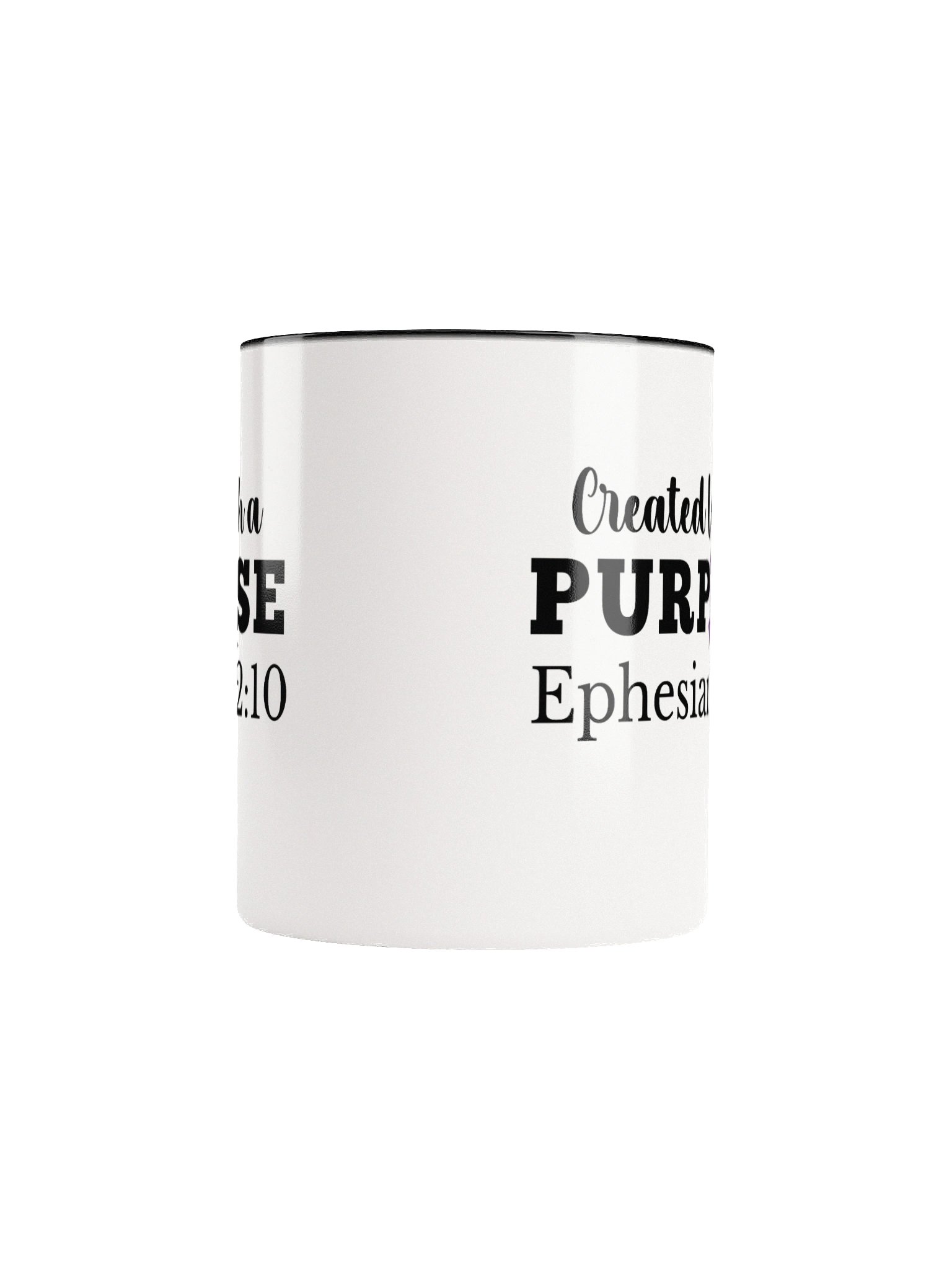 Created With A Purpose : Purple Ribbon Alzheimer's Awareness Ceramic Mug product image (6)