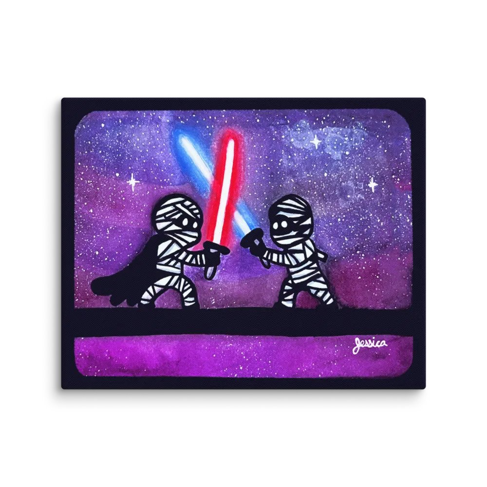 Duel of the Mummies Canvas product image (1)