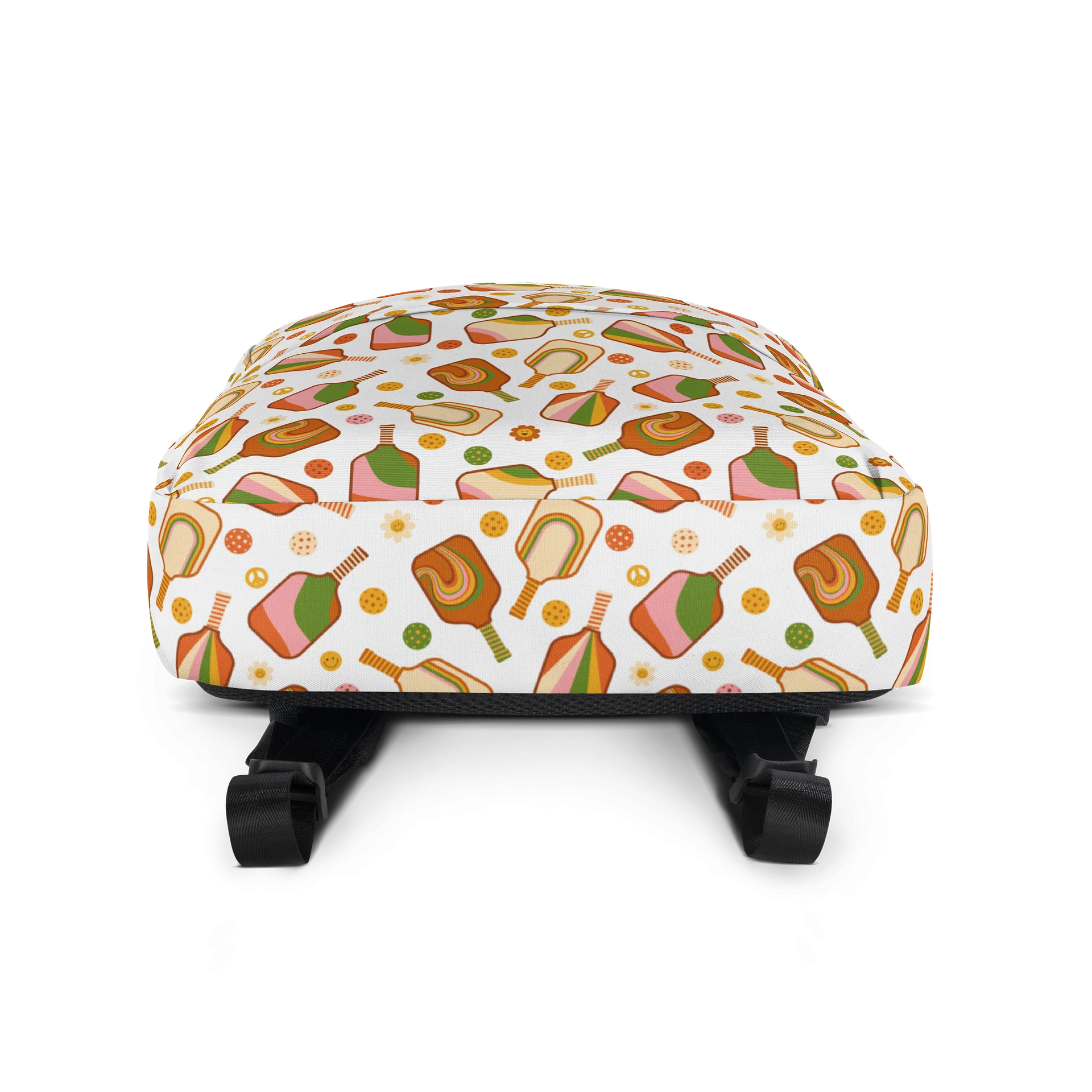 Groovy Retro Pickleball Backpack with Pocket product image (4)