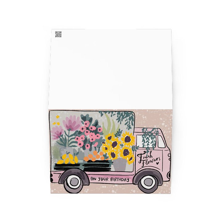 Fresh Flowers Birthday Card product image (5)