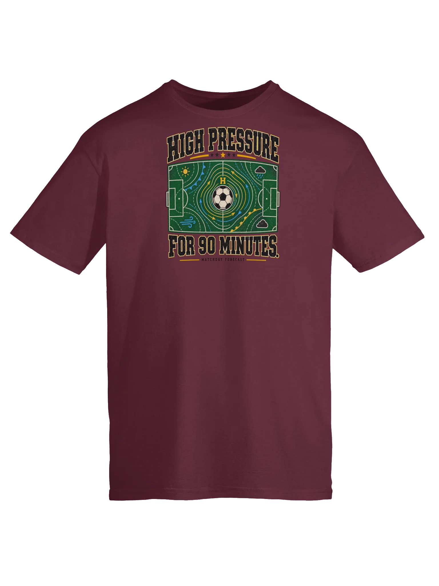 High Pressure Matchday Forecast Soccer Tee product image (5)