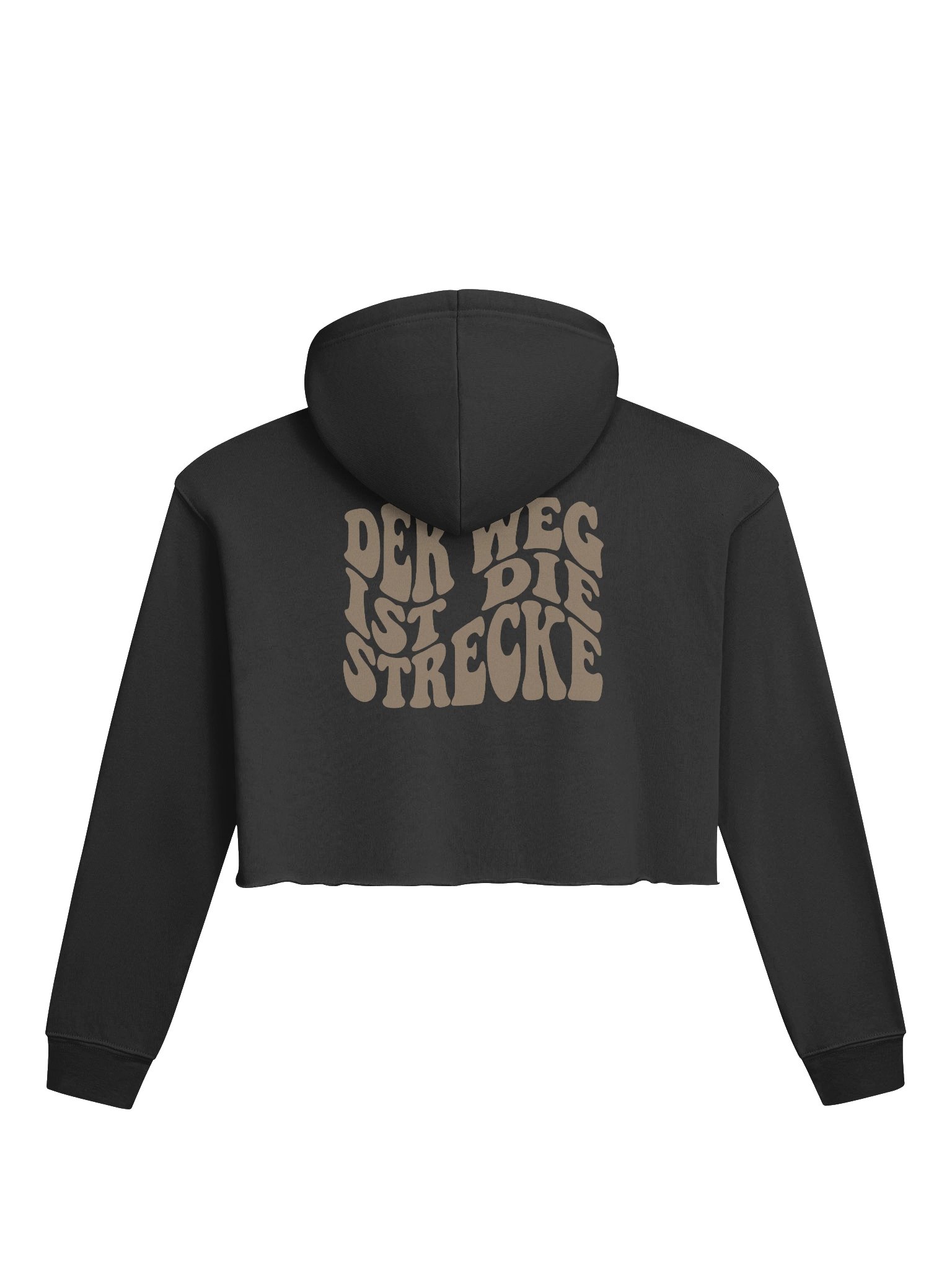 Der Weg ist die Strecke - Cropped Hoodie product image (4)