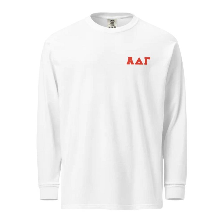 Alpha Delta Gamma Flag Tee - Long Sleeve product image (1)