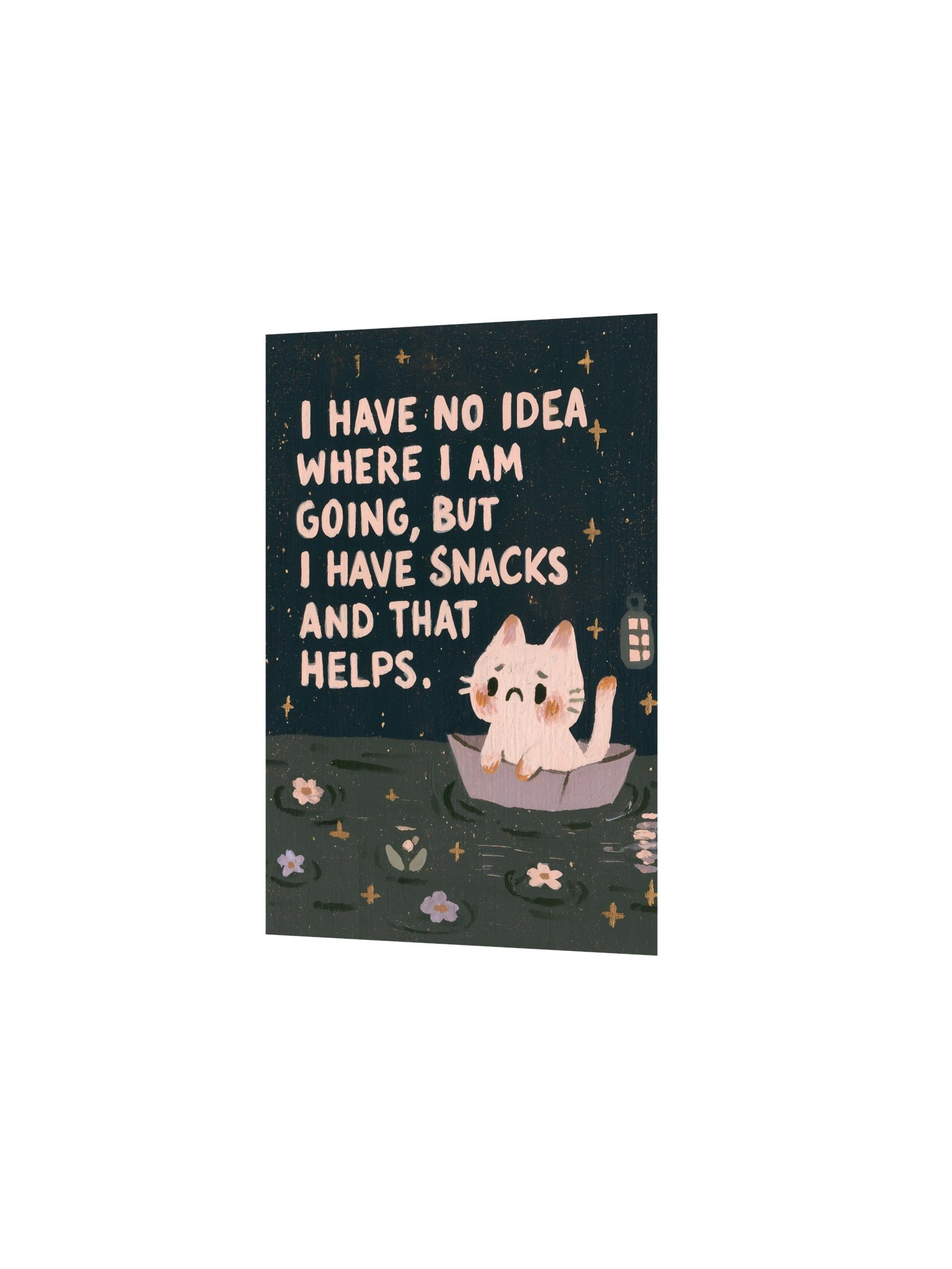Snacks and Direction Cat Poster product image (12)